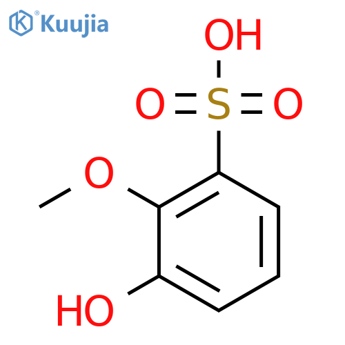 3-Hydroxy-2-methoxybenzenesulfonic Acid structure