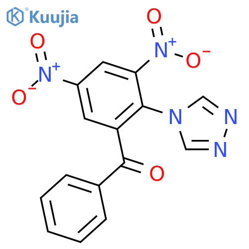 Methanone, [3,5-dinitro-2-(4H-1,2,4-triazol-4-yl)phenyl]phenyl- structure