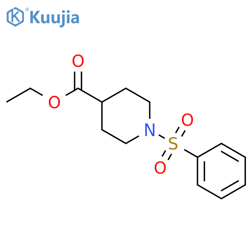 Ethyl 1-(Phenylsulfonyl)piperidine-4-carboxylate structure