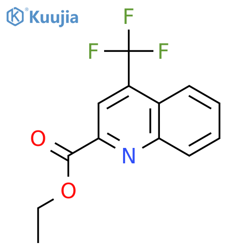 Ethyl 4-(trifluoromethyl)quinoline-2-carboxylate structure
