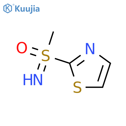 S-METHYL-S-(2-THIAZYL) SULFOXIMINE structure