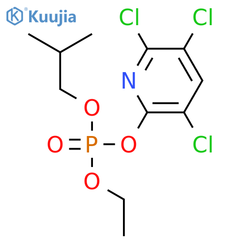 Phosphoric acid, ethyl 2-methylpropyl 3,5,6-trichloro-2-pyridinyl ester structure