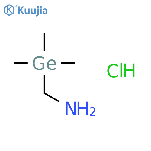 Methanamine, 1-(trimethylgermyl)-, hydrochloride structure