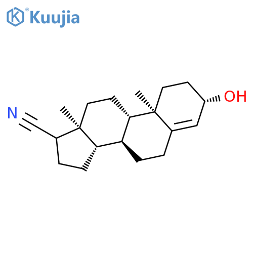 Androst-4-ene-17-carbonitrile, 3-hydroxy-, (3b)- structure