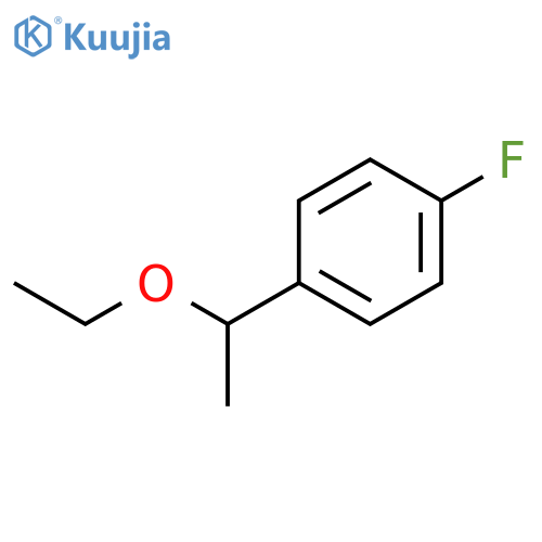 Benzene, 1-(1-ethoxyethyl)-4-fluoro- structure