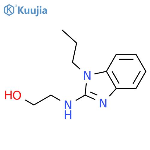 2-(1-Propyl-1H-benzimidazol-2-yl)aminoethanol structure