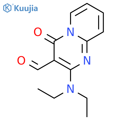 4H-Pyrido[1,2-a]pyrimidine-3-carboxaldehyde, 2-(diethylamino)-4-oxo- structure