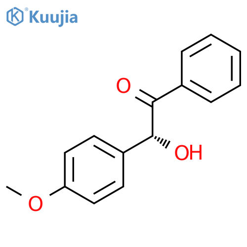 Ethanone, 2-hydroxy-2-(4-methoxyphenyl)-1-phenyl-, (R)- structure