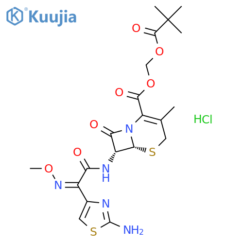 Cefetamet pivoxil hydrochloride structure