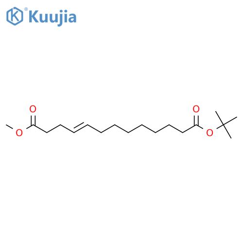 13-O-tert-butyl 1-O-methyl tridec-4-enedioate structure