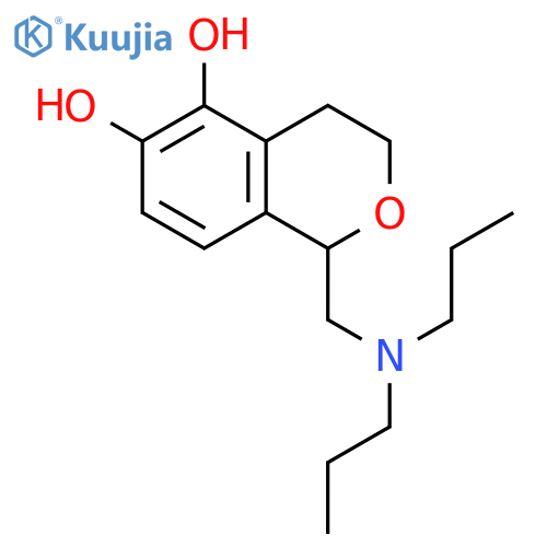1H-2-Benzopyran-5,6-diol, 1-[(dipropylamino)methyl]-3,4-dihydro- structure