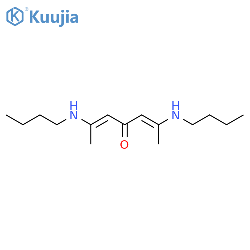 2,5-Heptadien-4-one,2,6-bis(butylamino)- structure