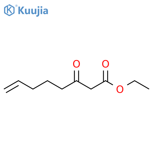 7-Octenoic acid, 3-oxo-, ethyl ester structure
