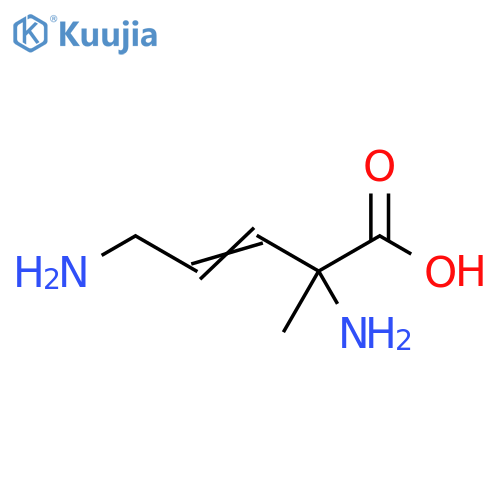 3-Pentenoic acid,2,5-diamino-2-methyl- structure