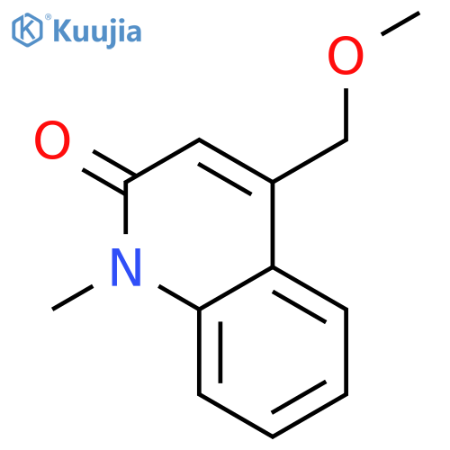 2(1H)-Quinolinone,4-(methoxymethyl)-1-methyl- structure