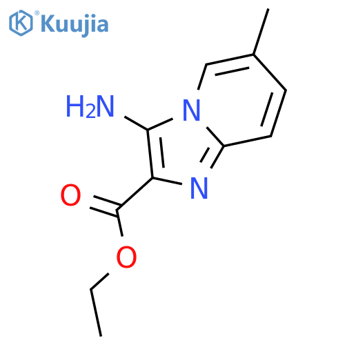 ethyl 3-amino-6-methylimidazo1,2-apyridine-2-carboxylate structure