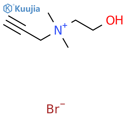 Propargylcholine bromide structure