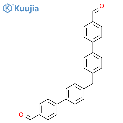 [1,1'-Biphenyl]-4-carboxaldehyde, 4',4'''-methylenebis- structure