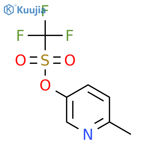 2-METHYL-5-PYRIDINETRIFLUOROMETHANESULF& structure