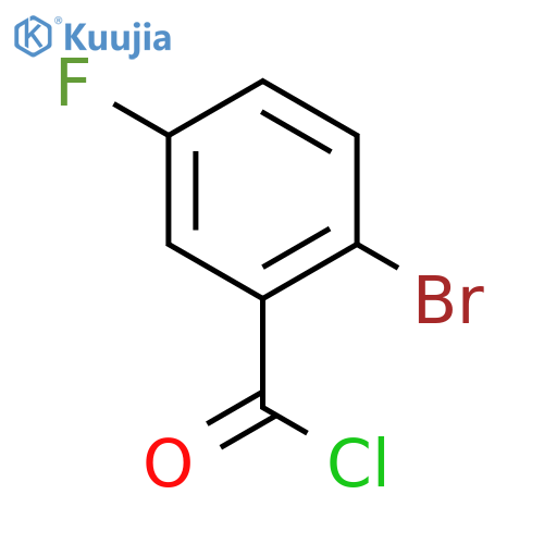 2-Bromo-5-fluorobenzoyl chloride structure