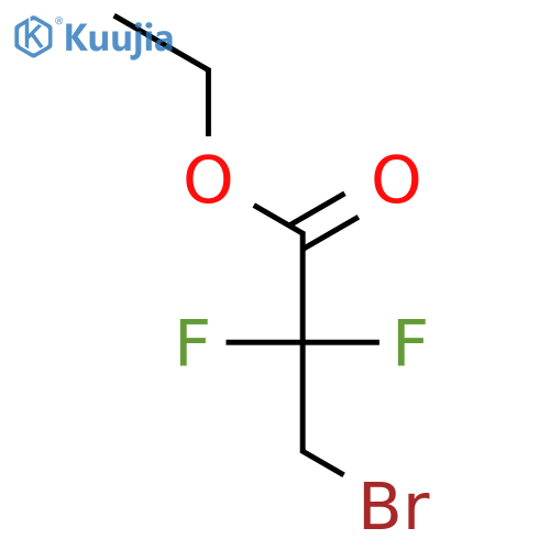 ethyl 3-bromo-2,2-difluoro-propanoate structure