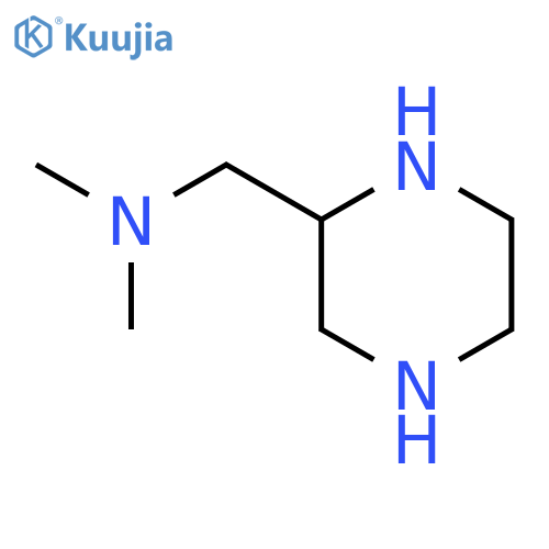 2-Piperazinemethanamine, N,N-dimethyl- structure