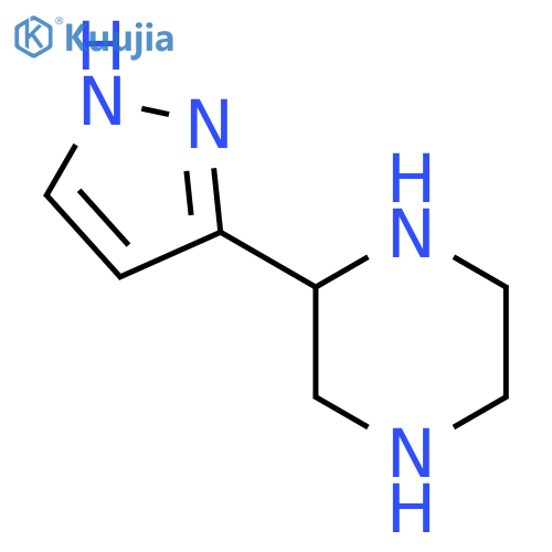 2-(1H-Pyrazol-3-yl)piperazine structure
