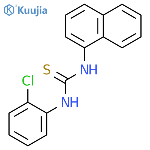 Thiourea, N-(2-chlorophenyl)-N'-1-naphthalenyl- structure