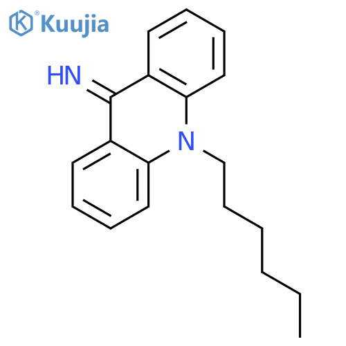 9(10H)-Acridinimine,10-hexyl- structure