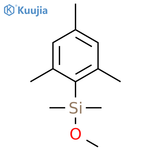 Silane, methoxydimethyl(2,4,6-trimethylphenyl)- structure