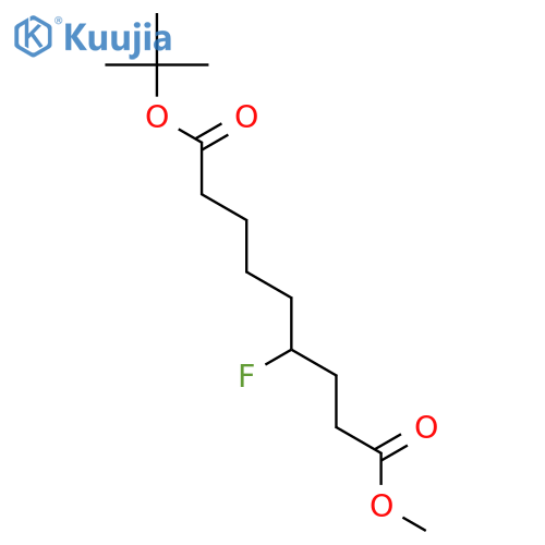 Nonanedioic acid, 4-fluoro-, 9-(1,1-dimethylethyl) 1-methyl ester structure
