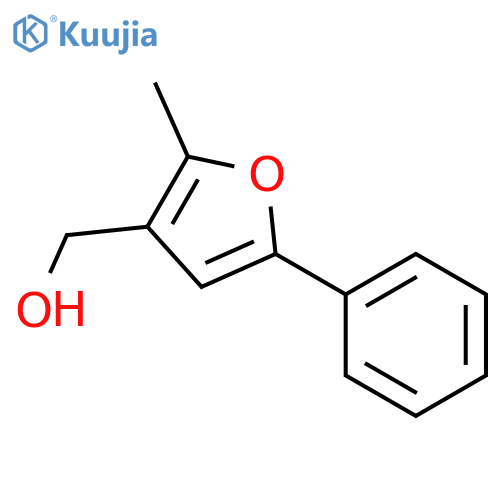 3-Furanmethanol,2-methyl-5-phenyl- structure