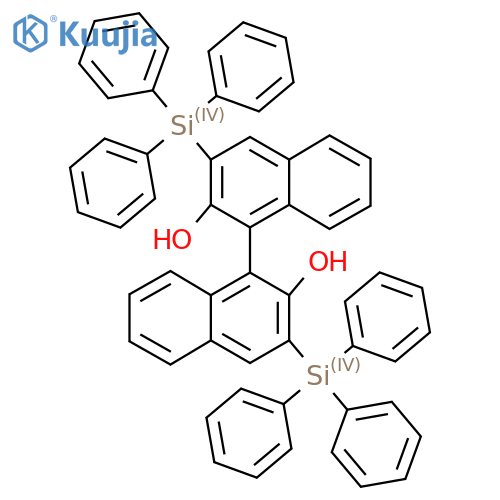 (S)-(-)-3,3'-Bis(triphenylsilyl)-1,1'-bi-2,2'-naphthol, 98% structure