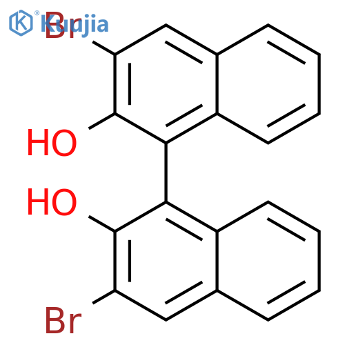 (R)-3,3'-Dibromo-1,1'-bi-2-naphthol structure