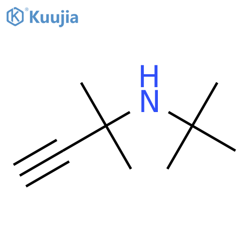 N-tert-Butyl-1,1-dimethylpropargylamine structure