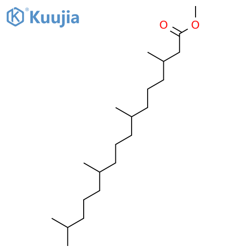 Methyl 3,7,11,15-tetramethylhexadecanoate structure