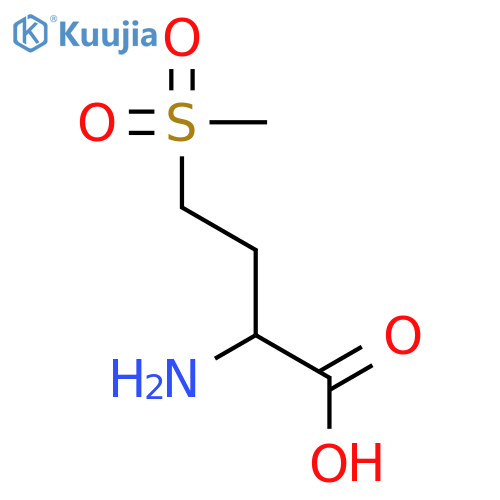 Butanoic acid, 2-amino-4-(methylsulfonyl)- structure