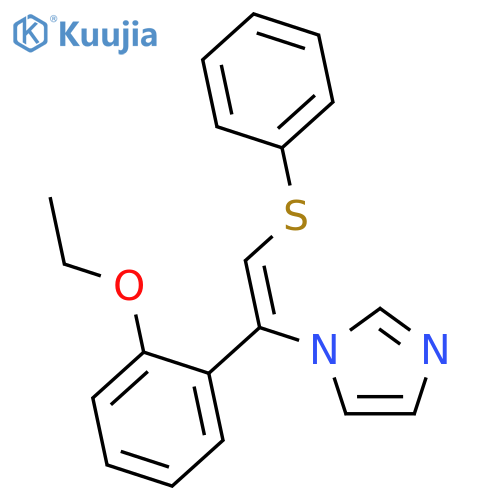 1H-Imidazole, 1-[1-(2-ethoxyphenyl)-2-(phenylthio)ethenyl]- structure