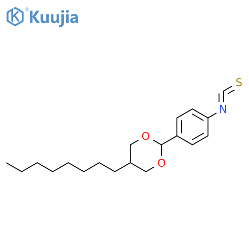 1,3-Dioxane, 2-(4-isothiocyanatophenyl)-5-octyl- structure