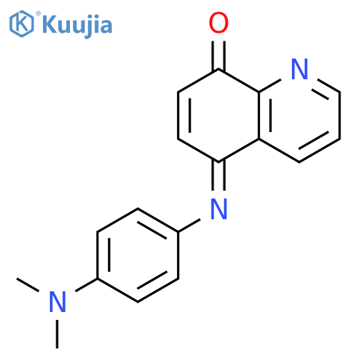 8(5H)-Quinolinone,5-[[4-(dimethylamino)phenyl]imino]- structure