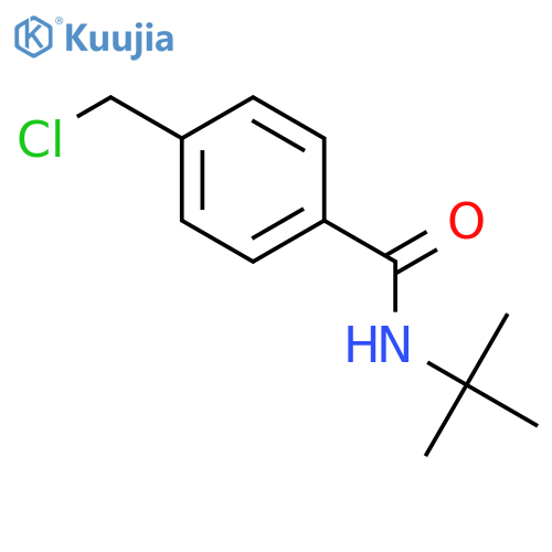 N-tert-Butyl-4-(chloromethyl)benzamide structure