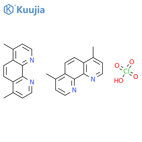 1,10-Phenanthroline, 4,7-dimethyl-, perchlorate (2:1) structure