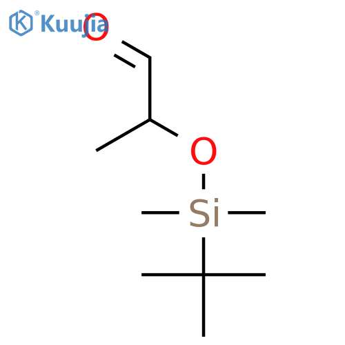 (R)-2-(tert-Butyldimethylsilyloxy)propanal structure