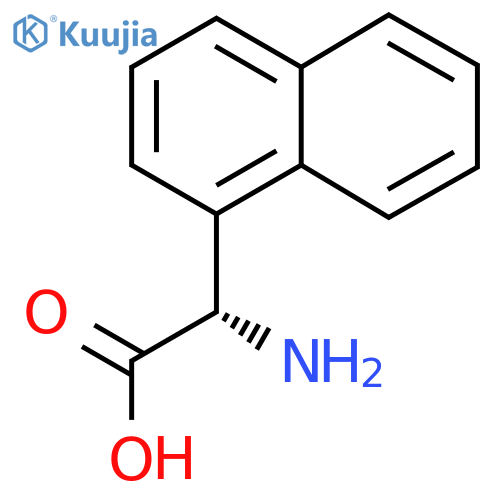 1-Naphthaleneaceticacid, a-amino-, (aS)- structure