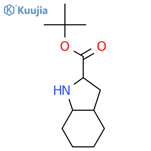 (2S)-tert-Butyl octahydro-1H-indole-2-carboxylate structure