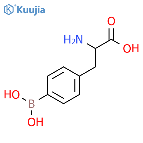 4-Borono-D-phenylalanine structure