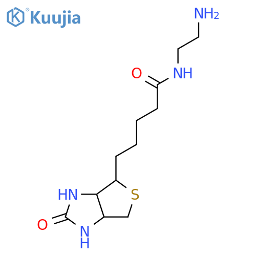 1H-Thieno[3,4-d]imidazole-4-pentanamide,N-(2-aminoethyl)hexahydro-2-oxo-, hydrochloride (1:1), (3aS,4S,6aR)- structure