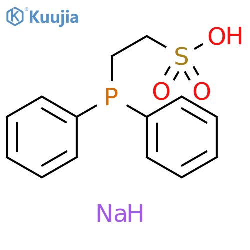 Ethanesulfonic acid, 2-(diphenylphosphino)-, sodium salt (1:1) structure