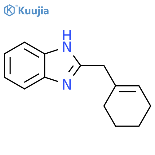 2-(1-cyclohexen-1-ylmethyl)-1H-Benzimidazole structure