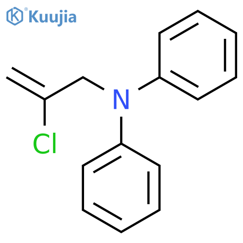 Benzenamine, N-(2-chloro-2-propenyl)-N-phenyl- structure